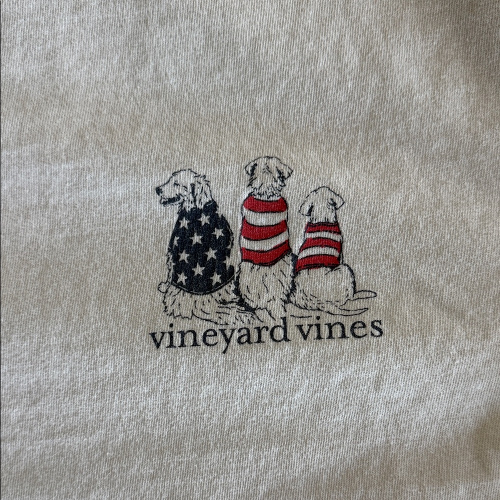 Vineyard Vines Americana Dogs Graphic Ter - Picture 2 of 6
